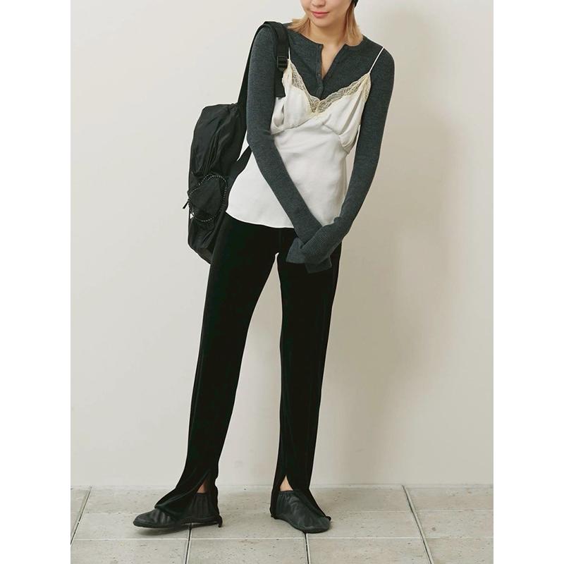 TODAYFUL 予約商品/TODAYFUL トゥデイフル Velour Slit Leggings