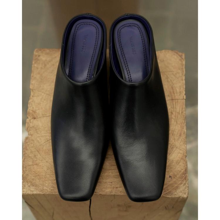 TODAYFUL 予約商品/TODAYFUL トゥデイフル Squaretoe Leather Sabot