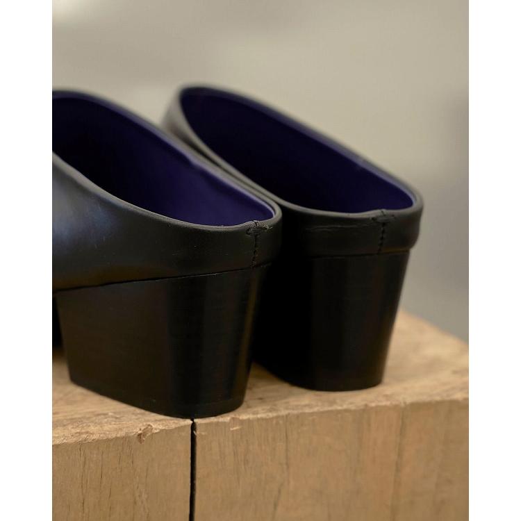 TODAYFUL 予約商品/TODAYFUL トゥデイフル Squaretoe Leather Sabot