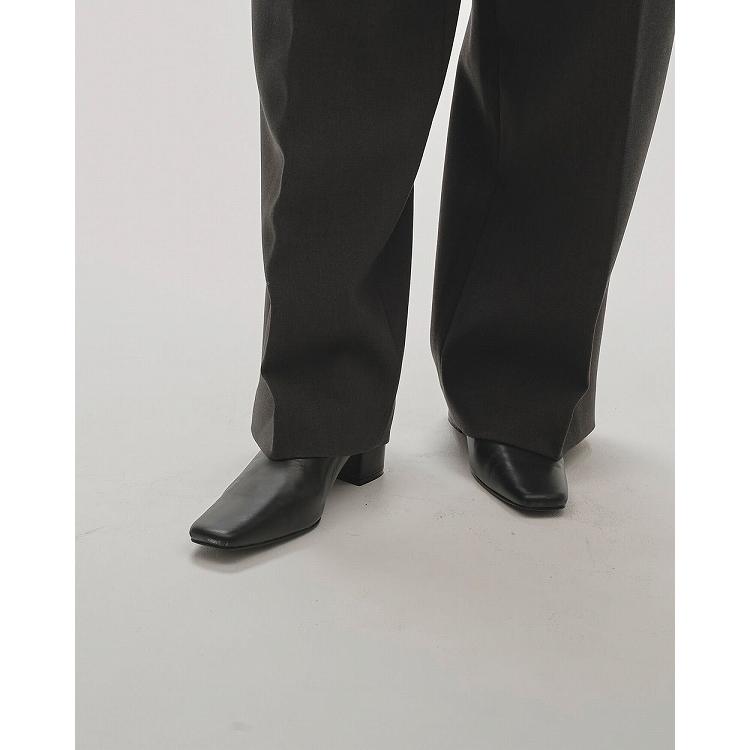 TODAYFUL 予約商品/TODAYFUL トゥデイフル Squaretoe Leather Sabot