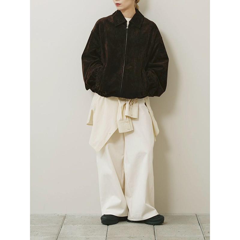 TODAYFUL 予約商品/TODAYFUL トゥデイフル Suede Zip Blouson 12620204