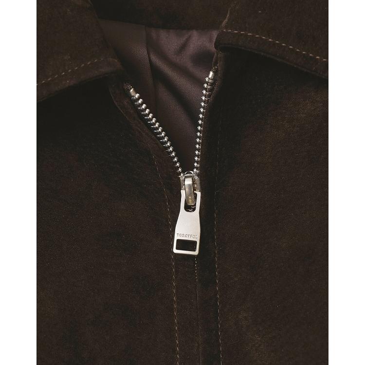TODAYFUL 予約商品/TODAYFUL トゥデイフル Suede Zip Blouson 12620204