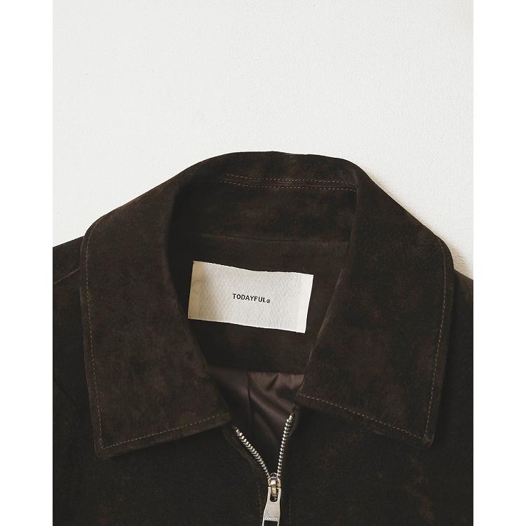 TODAYFUL 予約商品/TODAYFUL トゥデイフル Suede Zip Blouson 12620204