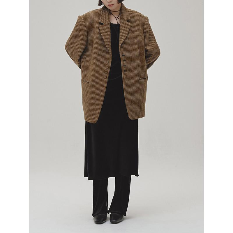 TODAYFUL 予約商品/TODAYFUL トゥデイフル Wool100% Check Jacket