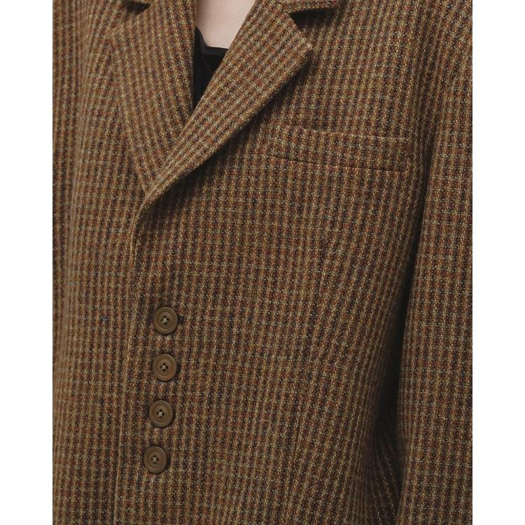 TODAYFUL 予約商品/TODAYFUL トゥデイフル Wool100% Check Jacket