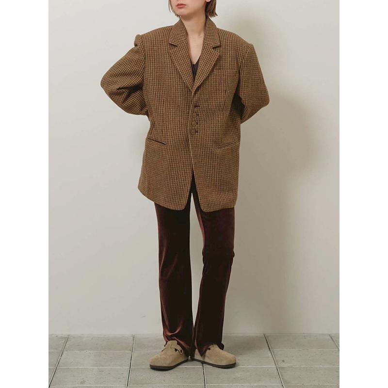 TODAYFUL 予約商品/TODAYFUL トゥデイフル Wool100% Check Jacket