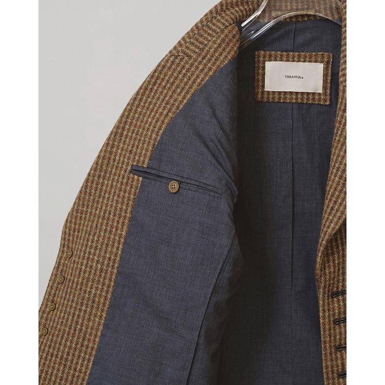 TODAYFUL 予約商品/TODAYFUL トゥデイフル Wool100% Check Jacket