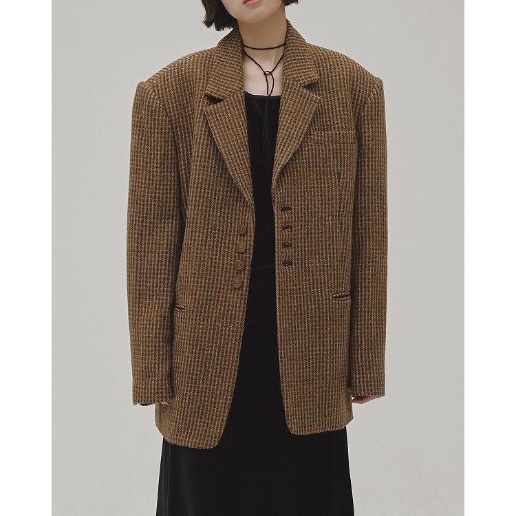 TODAYFUL 予約商品/TODAYFUL トゥデイフル Wool100% Check Jacket