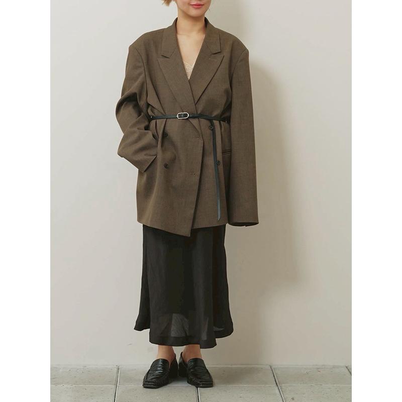 TODAYFUL 予約商品/TODAYFUL トゥデイフル Oval Backle Narrow Belt