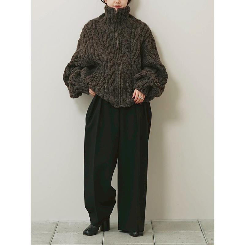 TODAYFUL 予約商品/TODAYFUL トゥデイフル Volume Handknit Cardigan