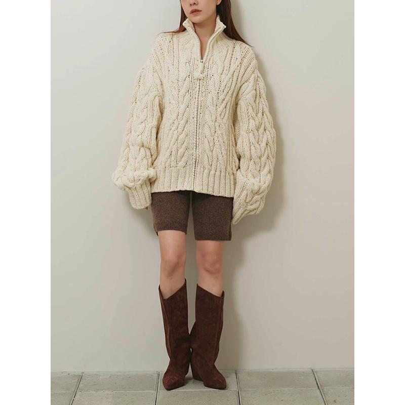 TODAYFUL 予約商品/TODAYFUL トゥデイフル Volume Handknit Cardigan