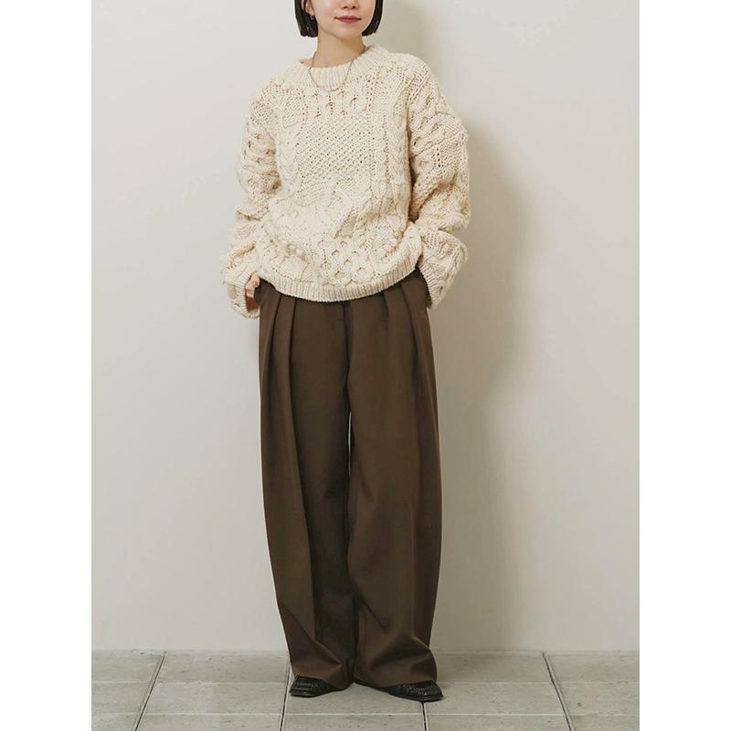 夜までセール♡トゥデイフル ハンドメイドニット TODAYFUL トゥデイフル 2026Prefall トップス Pattern Hand Knit 10月