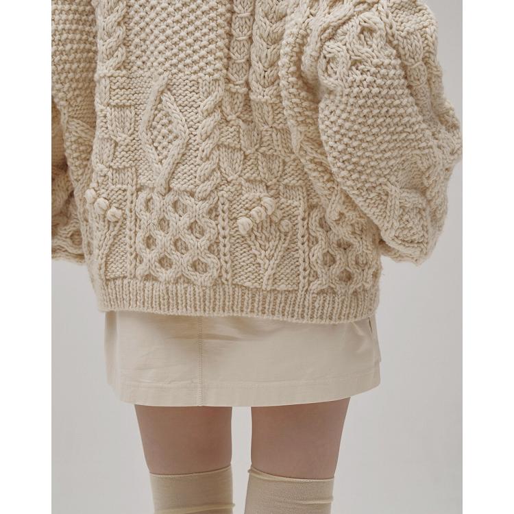 【&amp;】TODAYFUL Pattern Hand Knit セーター TODAYFUL（トゥデイフル）の「Pattern Hand Knit（ニット/セーター