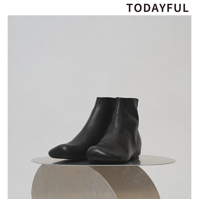 TODAYFUL トゥデイフル 予約商品/ Square Leather Flat Boots 12621019