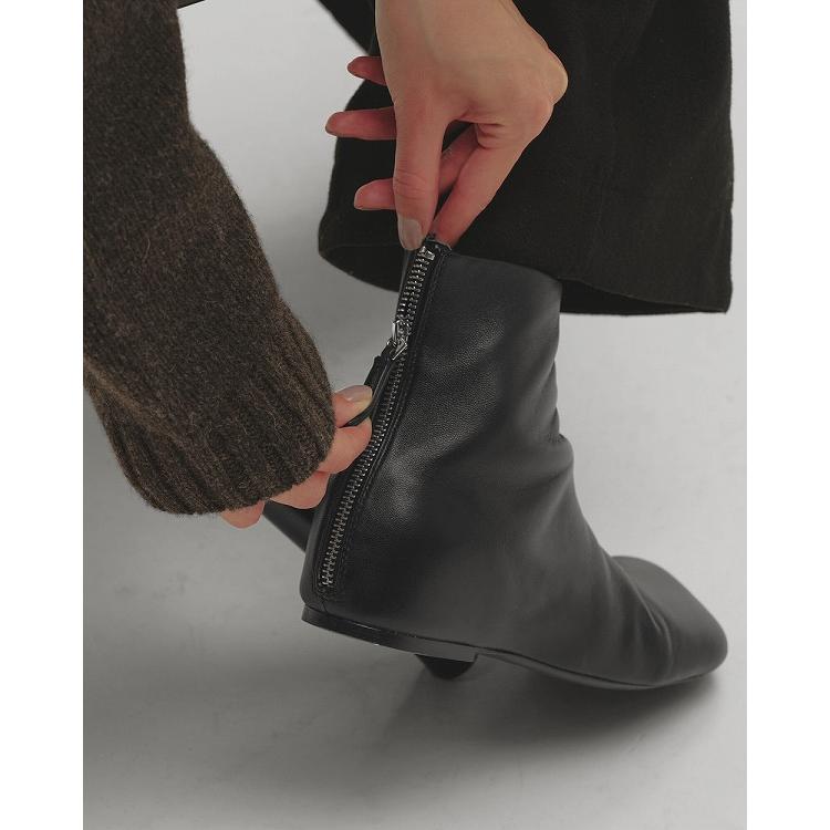TODAYFUL トゥデイフル 予約商品/ Square Leather Flat Boots 12621019