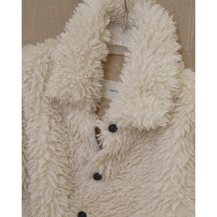＼ポイント5% 6/7まで／予約商品/TODAYFUL トゥデイフル  Fur Short Coat 12620006 11月末〜12月末入荷予定 2026winter 2026冬 キャンセル返品不可の画像