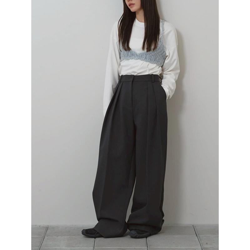 TODAYFUL トゥデイフル 予約商品/ Bonding Wide Trousers 12620702 12