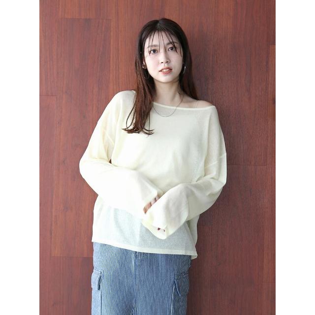 Ungrid \SALE50%OFF/GWも即日発送/Ungrid アングリッド シアー Ungrid \SALE50%OFF/GWも即日発送/Ungrid アングリッド シアー