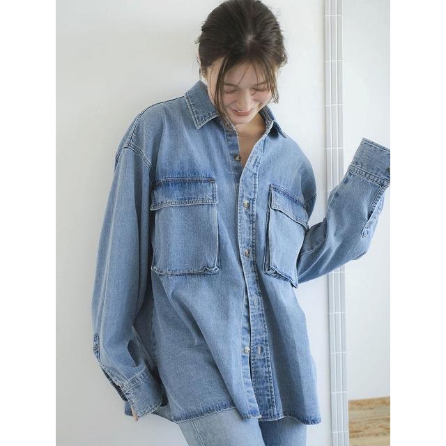 Ungrid　デニムルーズシャツ Ungrid ＼期間限定12%OFF／即日発送/Ungrid アングリッド デニムルーズ