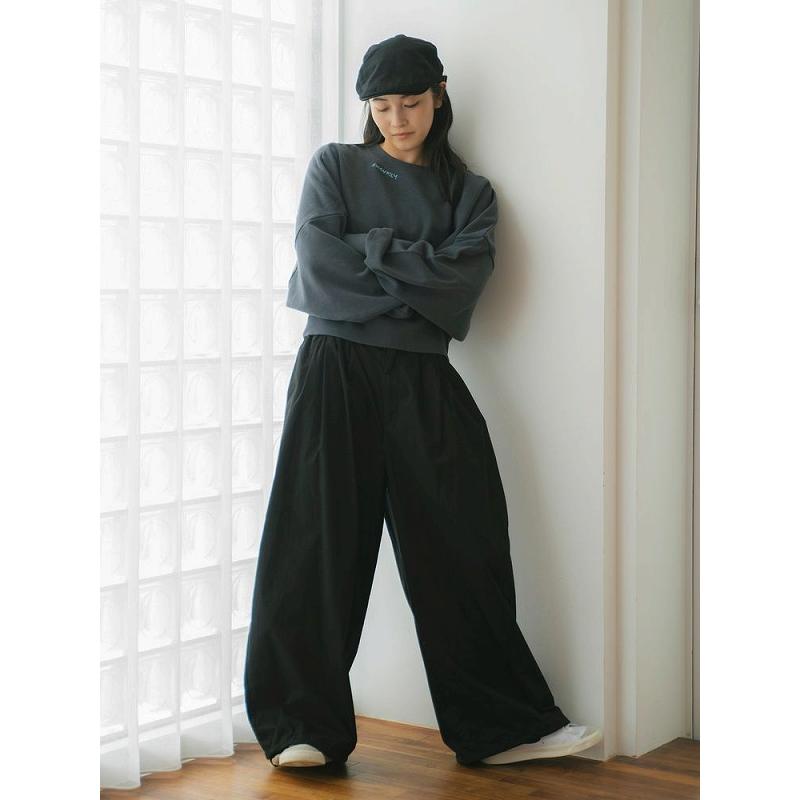 ungrid【未使用品】リメイクロゴスウェット★TODAYFUL Ungrid ネックリメイクプリントスウェット（オフホワイト） -靴