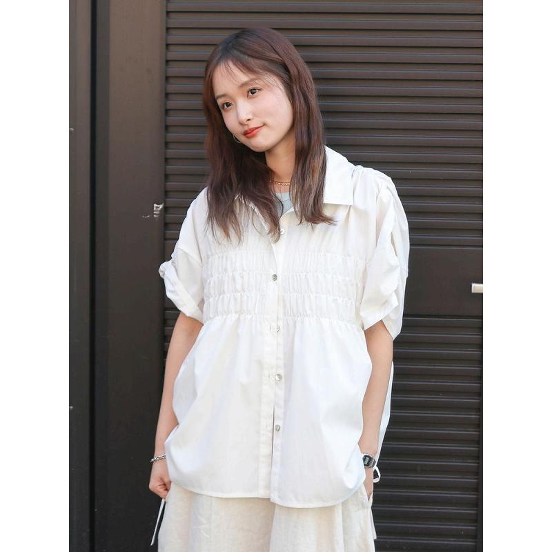 新品未使用　ungrid 大人気完売商品　白シャツ Ungrid（アングリッド） ＼期間限定10%OFF／即日発送/Ungrid ハーフ