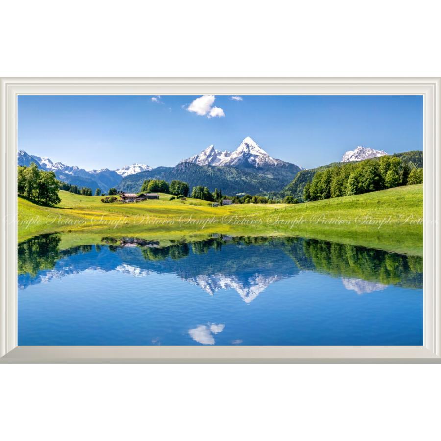 絵画風 壁紙ポスター 窓の景色 アルプスの景色 逆さヴァッツマン ベルヒテスガーデン ドイツ 扉なし窓仕様 Alps 003nw2 ワイド版 603mm 391mm Alps 003nw2 レアルインターショップ 通販 Yahoo ショッピング