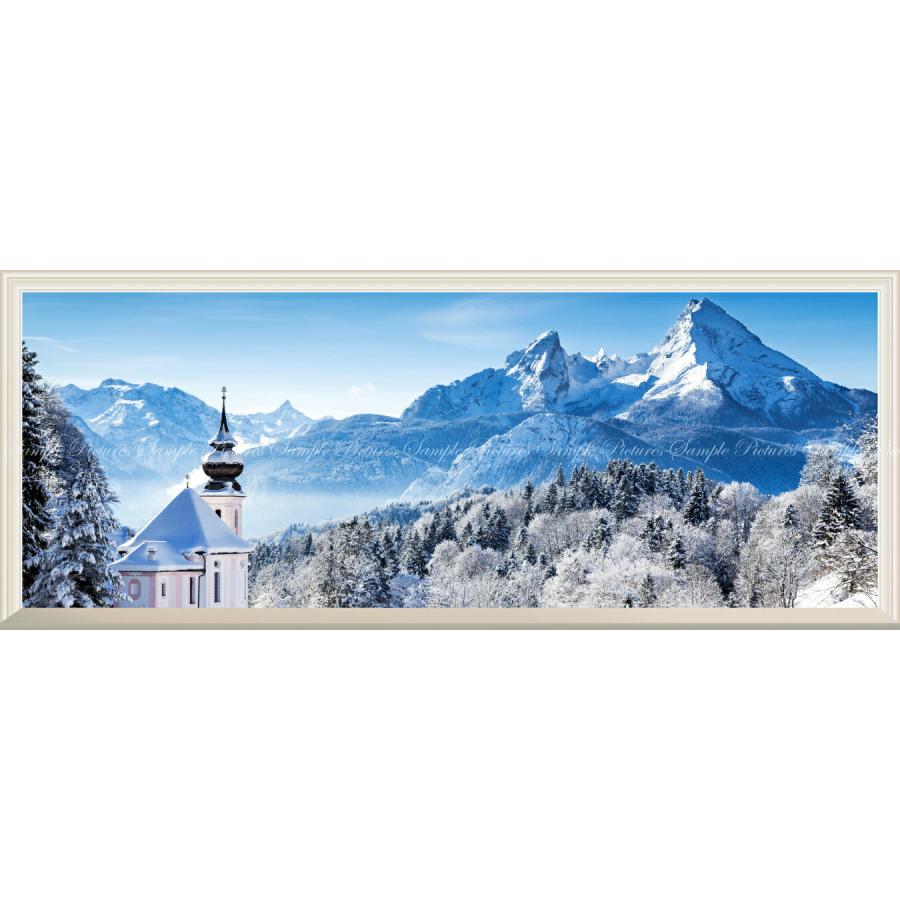 在庫一掃 絵画風 壁紙ポスター アルプスの雪景色 ヴァッツマンと銀世界 ベルヒテスガーデン ドイツ パノラマ 扉なし窓仕様 Alps 005ns1 1152 公式通販 Www Endocenter Com Ua