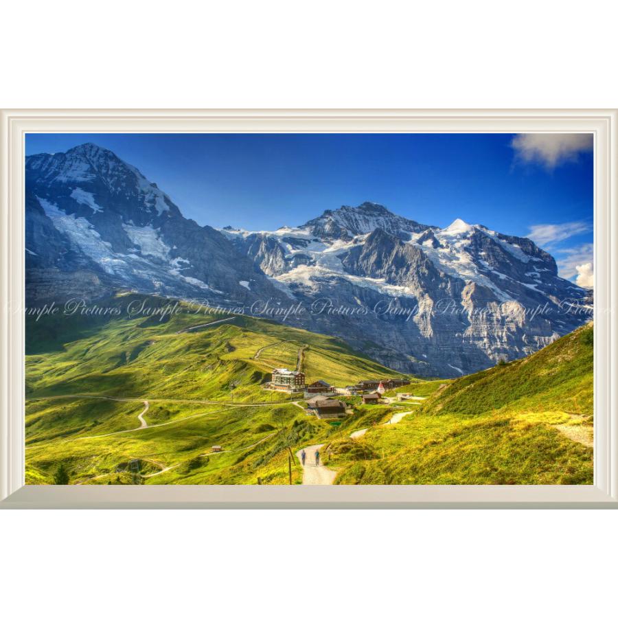 絵画風 壁紙ポスター 窓の景色 スイス アルプス オーバーランド三山 メンヒ ユングフラウ 扉なし窓仕様 Alps 009nw1 ワイド版 901mm 585mm Alps 009nw1 レアルインターショップ 通販 Yahoo ショッピング