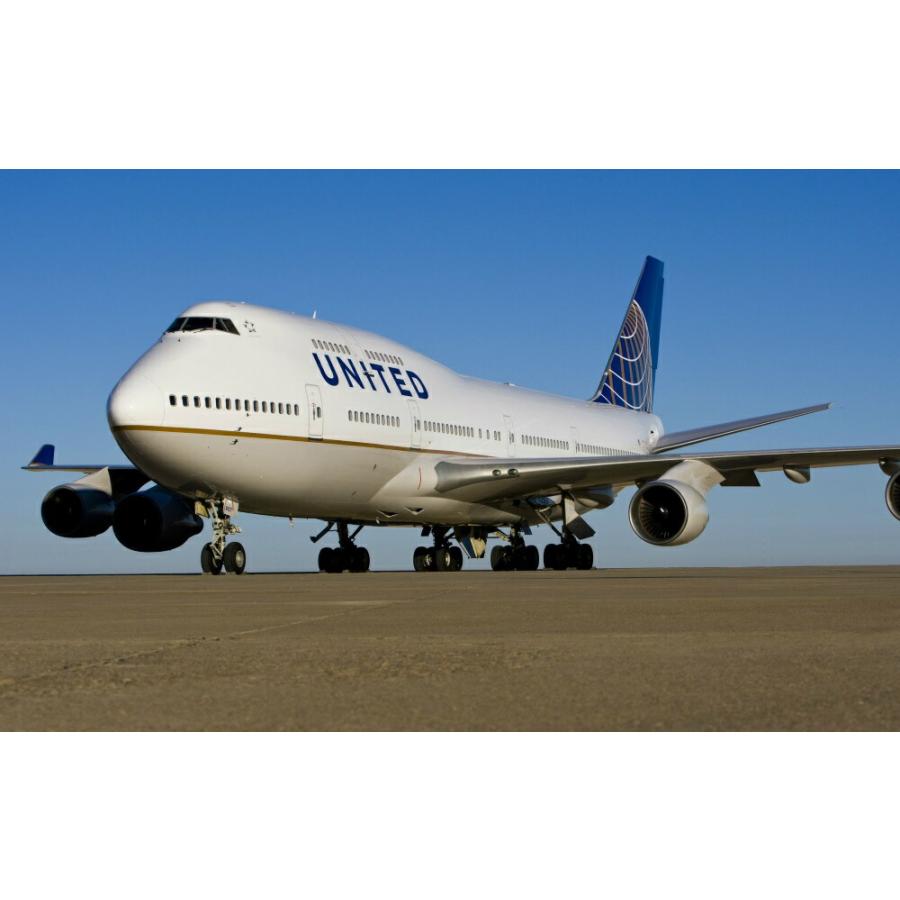 絵画風 壁紙ポスター (はがせるシール式) ユナイテッド航空 UA