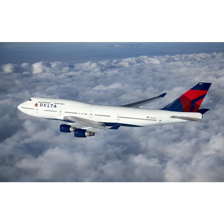 絵画風 壁紙ポスター (はがせるシール式) デルタ航空 DL ボーイング