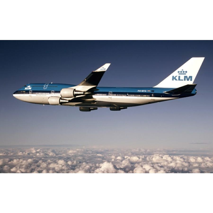 絵画風 壁紙ポスター (はがせるシール式) KLMオランダ航空 ボーイング