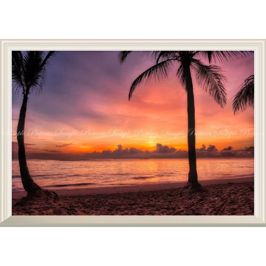 絵画風 壁紙ポスター 窓の景色 日の出のビーチ ドミニカの朝陽 ヤシの木 海 扉なし窓仕様 キャラクロ h 023na1 A1版 0mm 585mm h 023na1 レアルインターショップ 通販 Yahoo ショッピング