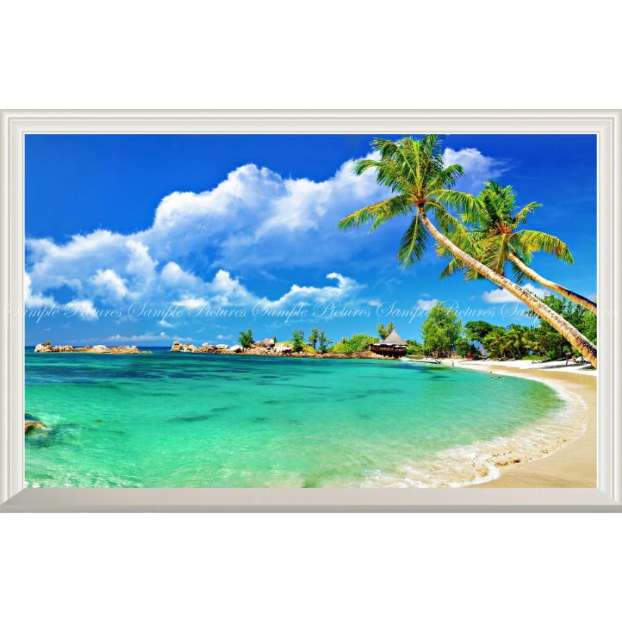 絵画風 壁紙ポスター はがせるシール式 南国のパラダイス ビーチ パラオ 海 扉なし窓仕様 キャラクロ h 049nw1 ワイド版 901mm 585mm 日本製 h 049nw1 レアルインターショップ 通販 Yahoo ショッピング