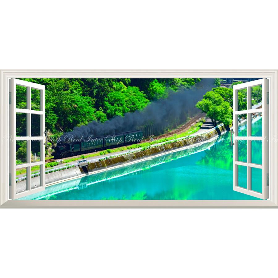 絵画風 壁紙ポスター 窓の景色 地球の撮り方 エメラルドグリーンの球磨川を走るsl 熊本県人吉市 パノラマ 窓仕様 C Zjp 027ms1 1152mm 576mm C Zjp 027ms1 レアルインターショップ 通販 Yahoo ショッピング