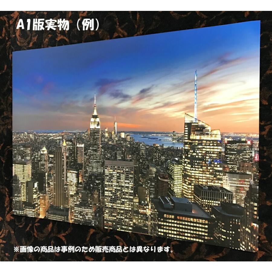 絵画風 壁紙ポスター (はがせるシール式) 【特大上下2枚仕様】-地球の撮り方- 東京タワーを一望 夜景 C-ZJP-108L1W(パノラマL版 1843mm×576mm×2枚)｜real-inter｜06
