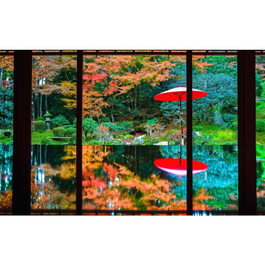 絵画風 壁紙ポスター 地球の撮り方 滋賀の紅葉の名勝 旧竹林院の庭園とリフレクション 日本の絶景 キャラクロ C Zjp 117w1 ワイド版 921mm 576mm C Zjp 117w1 レアルインターショップ 通販 Yahoo ショッピング