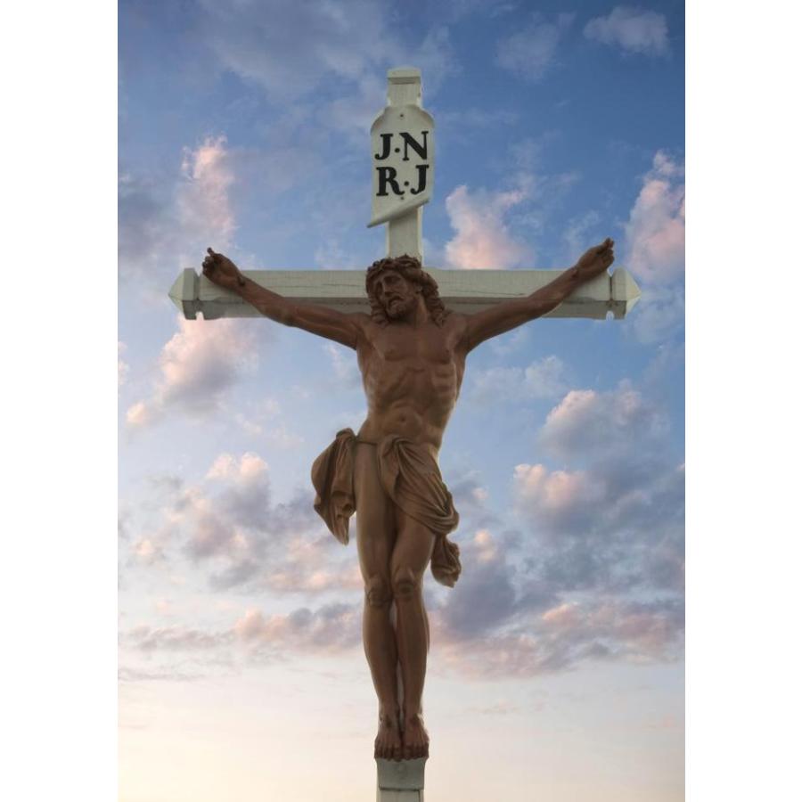 絵画風 壁紙ポスター (はがせるシール式) キリストの磔刑像