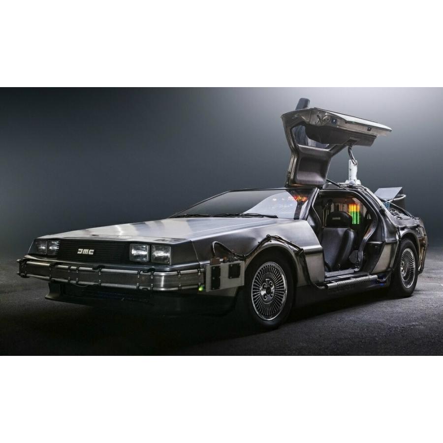 絵画風 壁紙ポスター (はがせるシール式) デロリアン DMC-12 バック