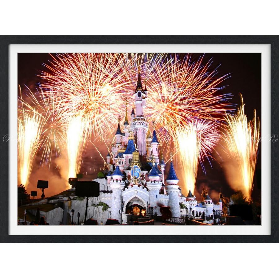絵画風 壁紙ポスター ディズニーランドの夜景 打ち上げ花火 パリ 額縁印刷 キャラクロ Dnlp 005sgf1 784mm 585mm Dnlp 005sgf1 レアルインターショップ 通販 Yahoo ショッピング