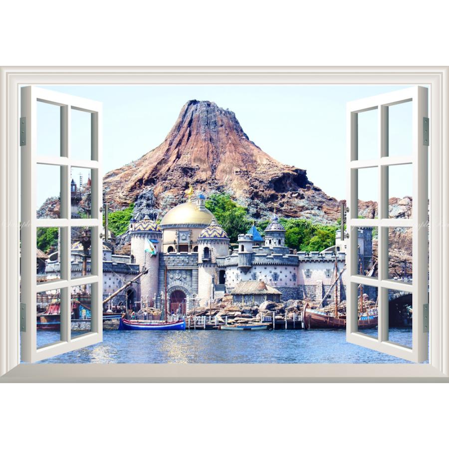 絵画風 壁紙ポスター 窓の景色 ディズニーシーの景色 ディズニーリゾート 窓仕様 キャラクロ Dns 005ma1 A1版 0mm 585mm Dns 005ma1 レアルインターショップ 通販 Yahoo ショッピング
