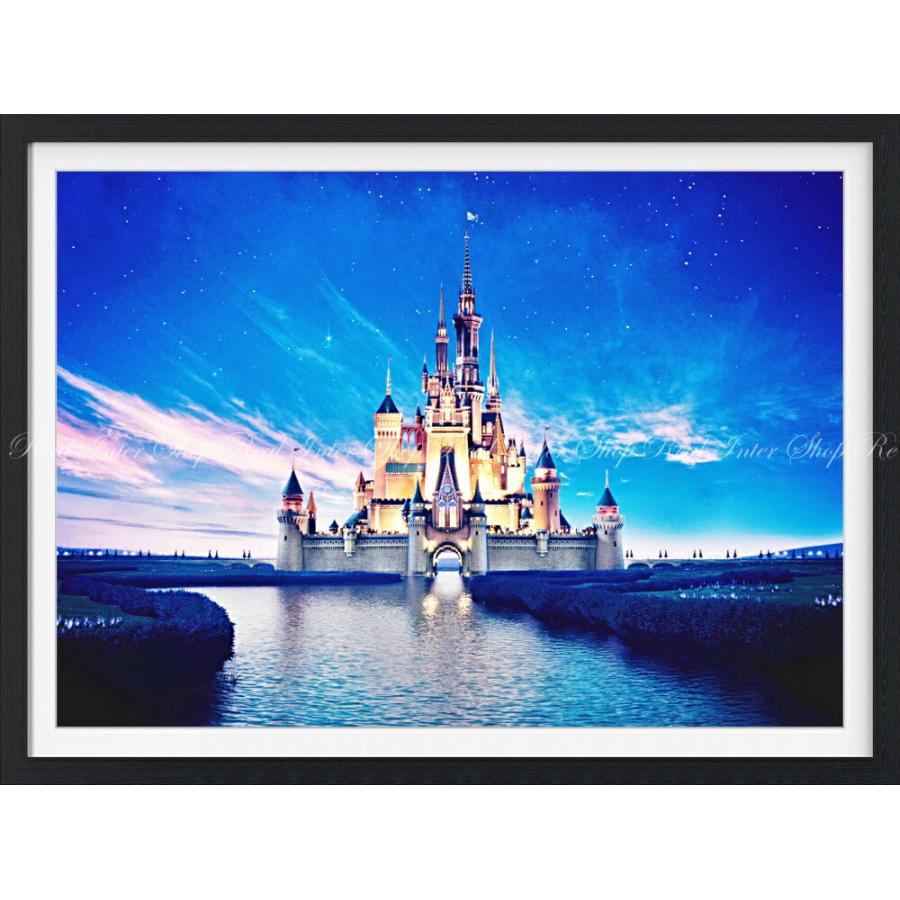 絵画風 壁紙ポスター ディズニーワールドの景色 星空とシンデレラ城 フロリダ 額縁印刷 キャラクロ Dnw 010sgf1 784mm 585mm Dnw 010sgf1 レアルインターショップ 通販 Yahoo ショッピング