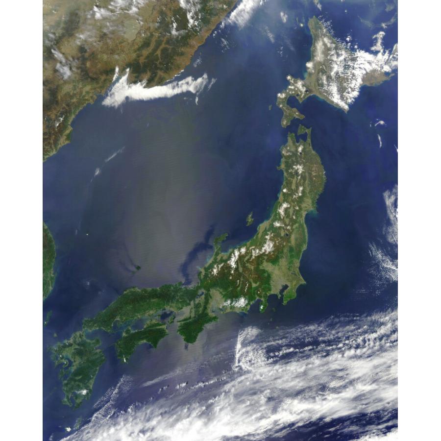 絵画風 壁紙ポスター 日本列島 地理 地図 地球 人工衛星 キャラクロ Ert 006s2 478mm 594mm Ert 006s2 レアルインターショップ 通販 Yahoo ショッピング