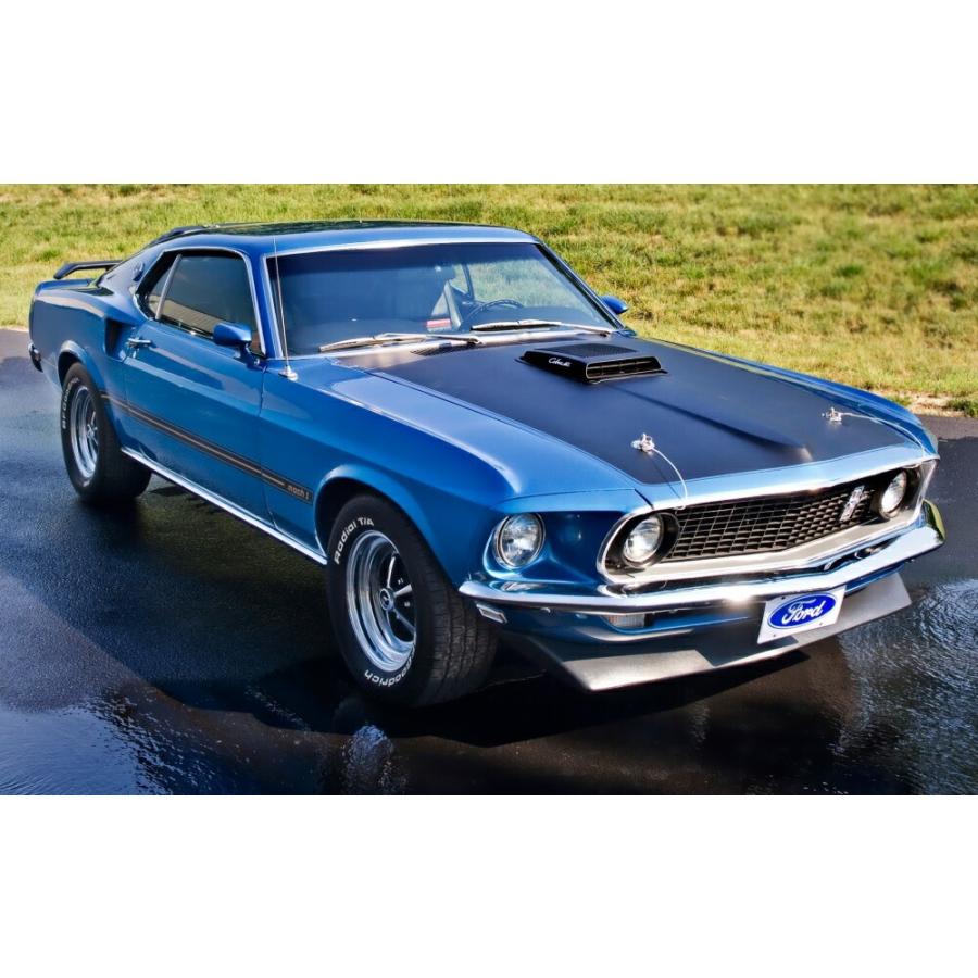 絵画風 壁紙ポスター フォード マスタング マッハ 1 コブラジェット 1969年 メタリックブルー キャラクロ Fmtg 014w2 ワイド版 603mm 376mm Fmtg 014w2 レアルインターショップ 通販 Yahoo ショッピング