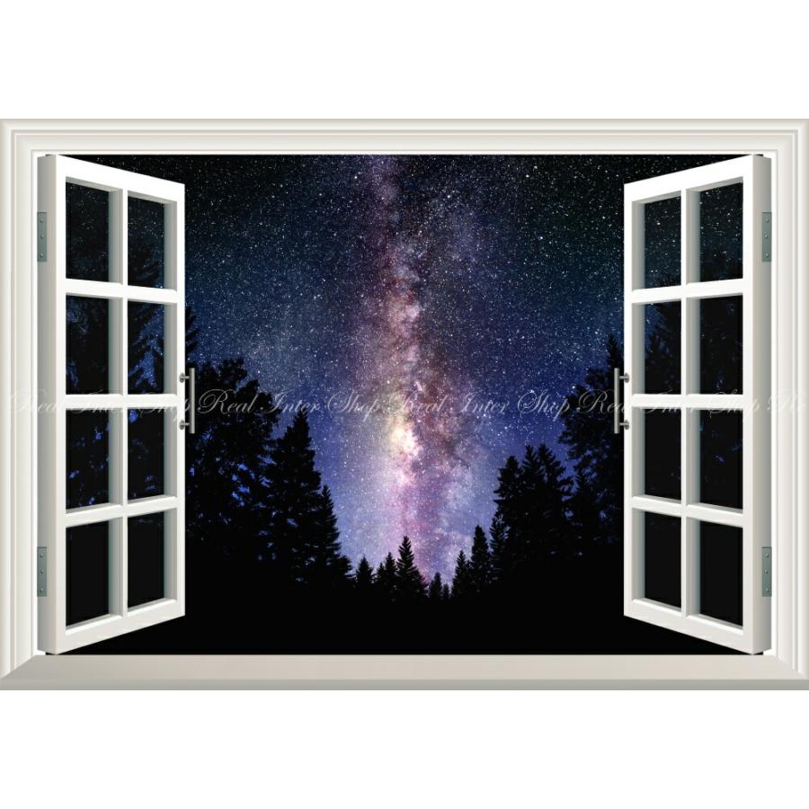 絵画風 壁紙ポスター 窓の景色 天の川銀河 森林 ミルキーウェイ 恒星 天体 ギャラクシー 神秘 窓仕様 キャラクロ Glxy 012ma1 A1版 0mm 585mm Glxy 012ma1 レアルインターショップ 通販 Yahoo ショッピング