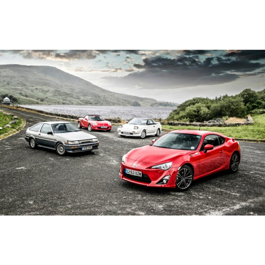 トヨタ 86 14R ポスター Toyota 86 Evolution Generations Poster – Petrol Supply Co.