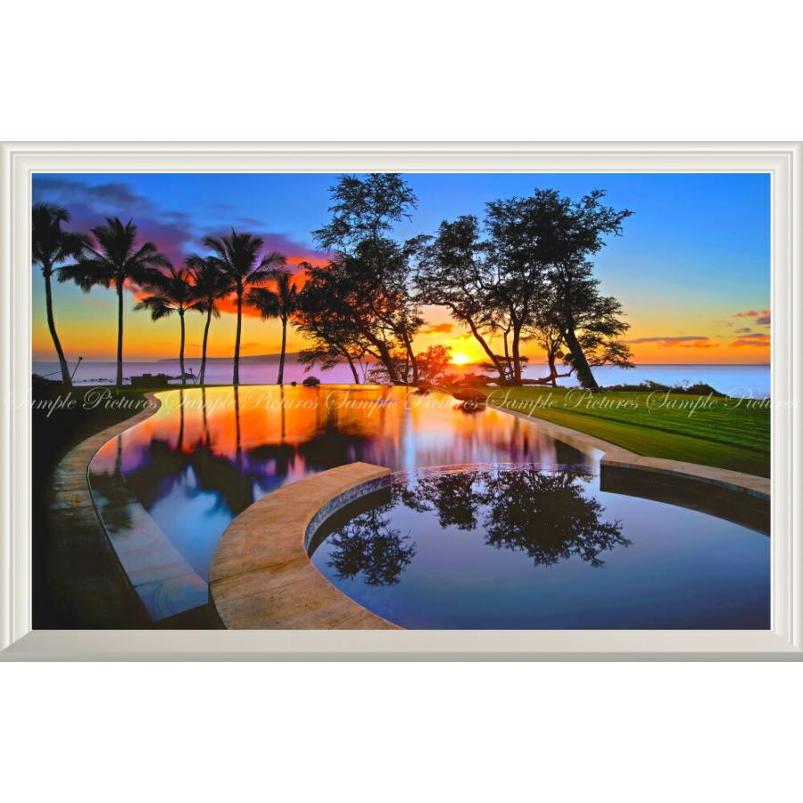 絵画風 壁紙ポスター 窓の景色 夕暮れのワイキキ リゾート ビーチ プール 海 ハワイ 扉なし窓仕様 キャラクロ Hwi 006nw1 ワイド版 901mm 585mm Hwi 006nw1 レアルインターショップ 通販 Yahoo ショッピング