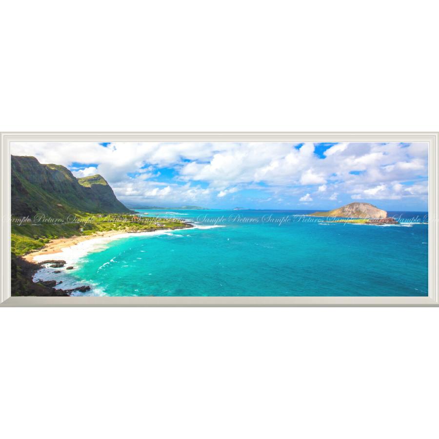 爆安プライス 絵画風 壁紙ポスター 窓の景色 ハワイ オアフ島 ハナウマ ベイ マカプウ ビーチ パノラマ 扉なし窓仕様 Hwi 103np1 パノラマ版 1440mm 576mm 正規品 Www Simon Page Com