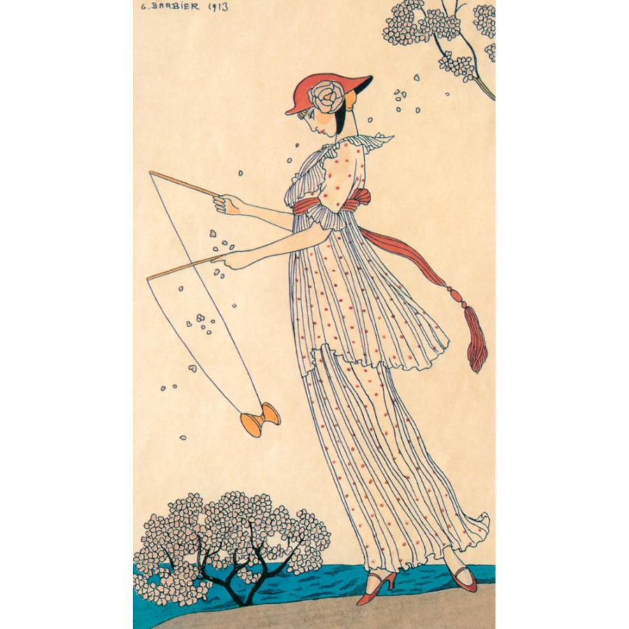 ジョルジュ・バルビエ、希少画集画・特殊紙、新品高級額装付 ジョルジュ・バルビエ、希少画集画・特殊紙、新品高級額装付