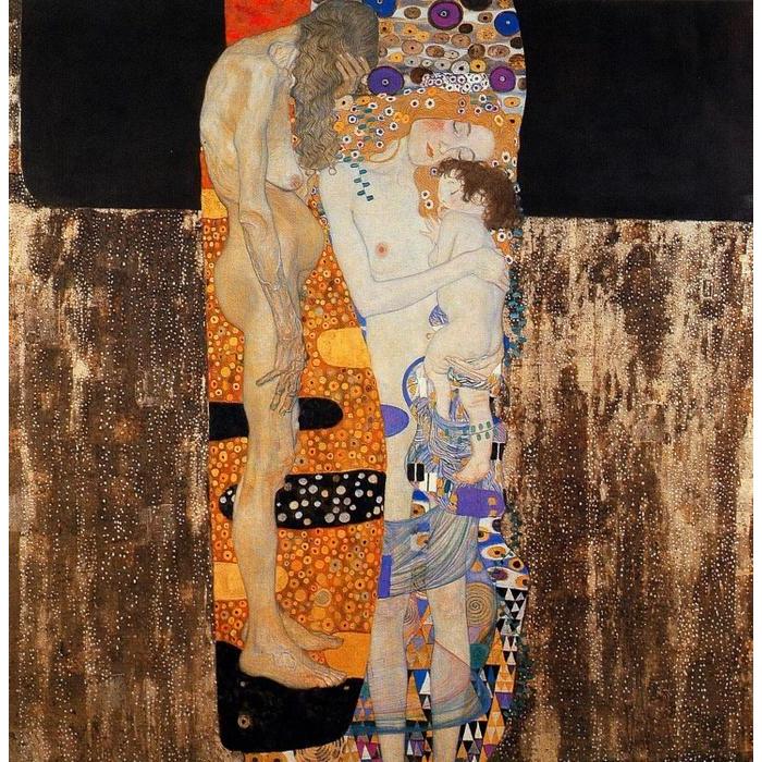 絵画風 壁紙ポスター グスタフ クリムト 人生の三段階 女の生の三段階 1905年 ローマ 国立近代美術館 キャラクロ K Klt 007s1 594mm 607mm K Klt 007s1 レアルインターショップ 通販 Yahoo ショッピング