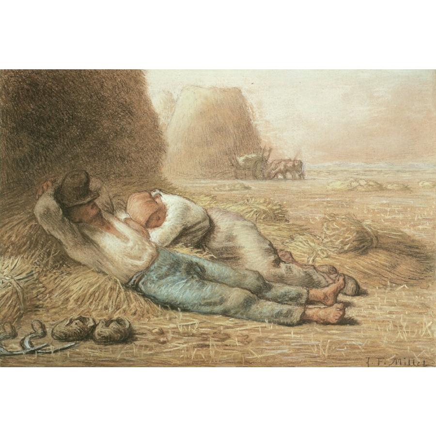 絵画風 壁紙ポスター【フルサイズ版】 ジャン＝フランソワ・ミレー